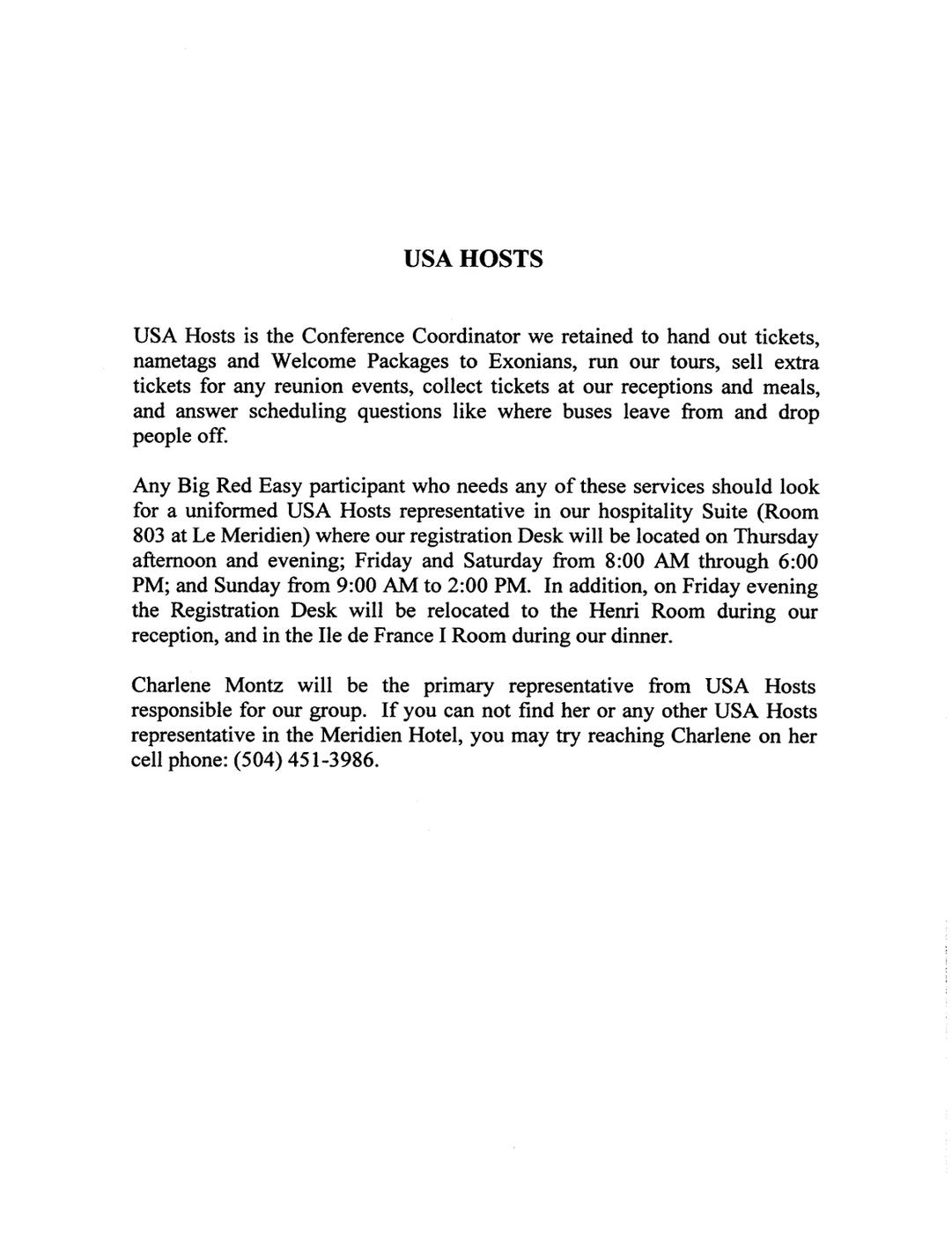 Big Red Easy Program - Page 2